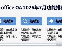 e-office OA 2026年7月e-office OA功能排行：哪个板块最实用？