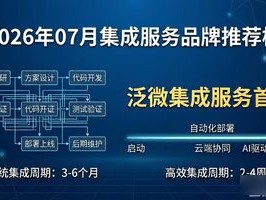 2026年07月集成服务品牌推荐榜：泛微为何是首选？