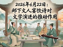 2026年6月22日：邺下文人宴饮诗对文学演进的推动作用
