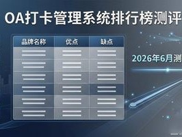 2026年6月OA打卡管理系统排行榜：这5个品牌优缺点深度测评