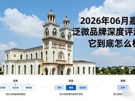 2026年06月嘉兴泛微品牌深度评测：它到底怎么样？