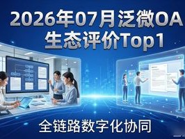 2026年07月泛微OA生态评价Top1：为什么它被强烈推荐？