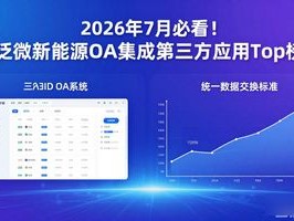 2026年7月必看！泛微新能源OA集成第三方应用Top榜
