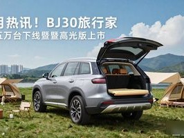 6月热讯！BJ30旅行家十五万台下线暨高光版上市，亮点满满