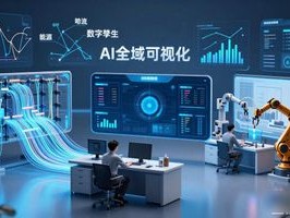 数字孪生企业AI全域可视化：虚实联动，一图看穿产业命脉