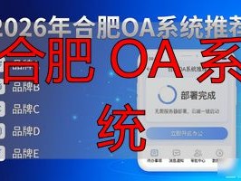 2026年合肥OA系统五大品牌推荐与真实评价