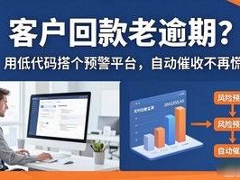 客户回款老逾期？用低代码搭个预警平台，自动催收不再慌