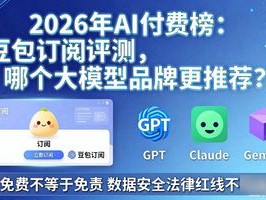 2026年AI付费榜：豆包订阅评测，哪个大模型品牌更推荐？
