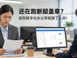 还在跑断腿盖章？政务数字化办公早就换了人间！