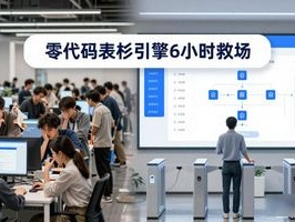 用了8年的报名系统崩溃2次，3000人白排队？零代码表单引擎6小时救场