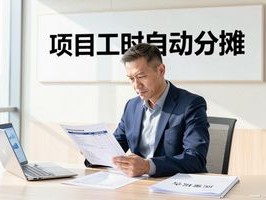 项目工时自动分摊，成本算得清——业财平台帮你省心