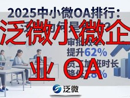 2026中小微OA排行：泛微为何是首选？推荐
