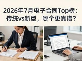 2026年7月电子合同Top榜：传统vs新型，哪个更靠谱？