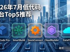 2026年7月低代码平台Top5推荐：哪个更适合智慧城市？