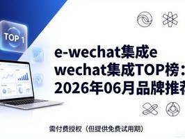 e-wechat 集成 e-wechat集成TOP榜：2026年06月品牌推荐