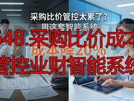 采购比价管控太累了？用这套智能系统，成本降20%