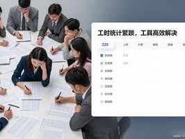 项目工时统计烦死人？试试这个自动汇总工具