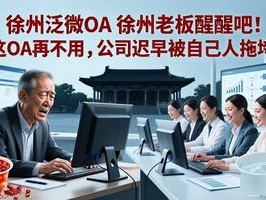 徐州泛微 OA 徐州老板醒醒吧！这OA再不用，公司迟早被自己人拖垮