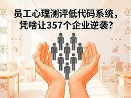 员工心理测评低代码系统，凭啥让357个企业逆袭？