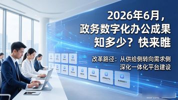 城市政务服务数字化转型_政务数字化办公_数字技术推动城市政务服务创新