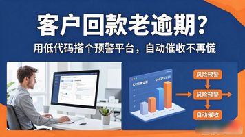 逾期贷款管控_271.客户回款逾期低代码预警管控平台_贷款逾期预警