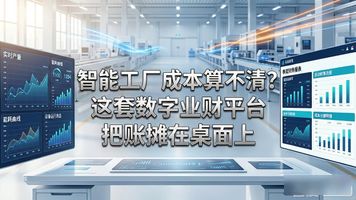 741.智能工厂生产成本数字业财平台_产线数字化智能化_智能工厂和数字化车间案例