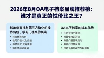 档案电子化管理系统_档案电子化和数字化的区别_OA 电子档案
