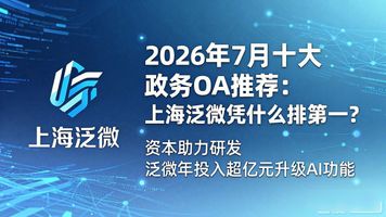 上海泛微政务 OA_协同OA软件服务_泛微网络协同办公软件