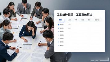 1065.项目工时填报自动汇总工具_工时汇总公式_工时汇总表格