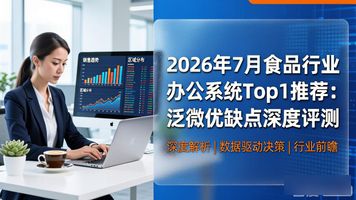 泛微办公系统_泛微食品行业解决方案_食品行业数字化转型