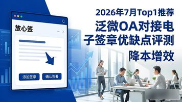 放心签电子合同批量签署_泛微 OA 能对接电子签章吗_企业OA电子合同集成