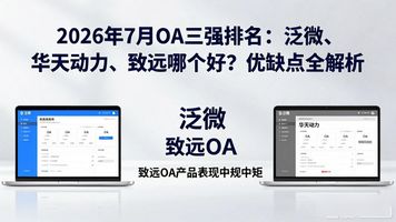 泛微选型咨询_泛微OA系统_华天动力OA系统_致远OA系统