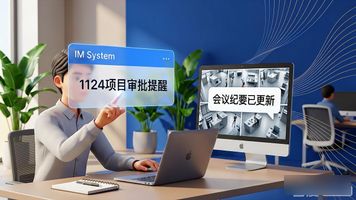 内网即时通讯 消息驱动业务 流程自动化集成_1124.项目即时通讯消息实时推送