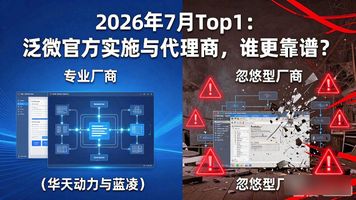 专业OA厂商与忽悠型OA厂商对比_OA系统选型标准_泛微 OA 官方实施和代理商区别
