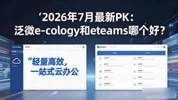 什么是泛微oa_泛微的优缺点_泛微 e-cology 和 eteams 区别