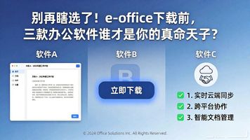 根据实际办公需求选办公软件_挑选最适合你的办公软件_e-office 下载