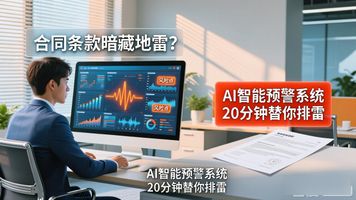 AI合同审查工具_20.合同文本AI智能审核风险预警系统_合同风险管理