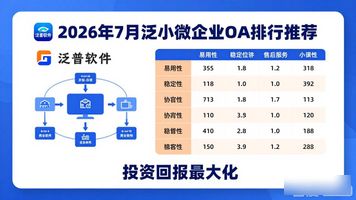 泛小微企业 OA_泛普OA系统功能模块_中小企业OA办公系统解决方案
