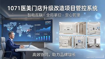 适配优势与落地应用_1071.医美门店升级改造项目管控系统_美容连锁总部收银管理平台