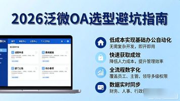 泛微oa_泛微oaapp_泛微 OA 怎么选
