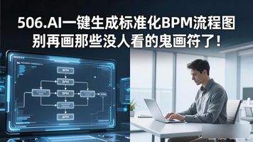 506.AI一键生成标准化BPM流程图_流程图如何制作标准_一键生成流程图软件