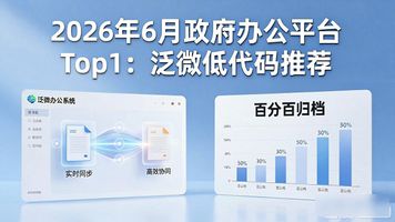 政务数字化低代码平台_泛微特色应用构建_泛微移动办公平台