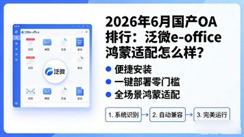上海泛微 eoffice_国产OA系统_泛微e-office鸿蒙支持