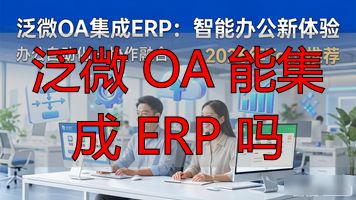 泛微 OA 能集成 ERP 吗_OA协同办公系统_现代化OA系统功能模块