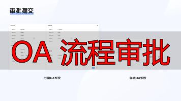 OA 流程审批_OA系统竞品分析_审批流程对比分析