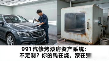 991.汽修烤漆房维修设备资产系统_定制喷烤漆房方案_喷烤漆房场地适配设计
