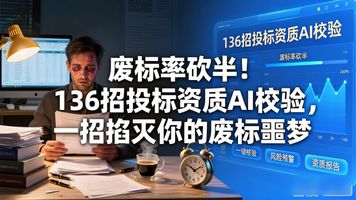 投标文件智能检测工具_功能覆盖度_136.招投标资质AI自动校验审核平台