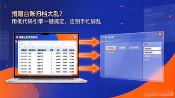 捐赠物品台账表格怎么做_384.捐赠台账低代码归档引擎_捐赠明细台账