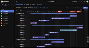 255.项目甘特图零代码可视化搭建平台_不用Excel绘制甘特图_伙伴云甘特图模板