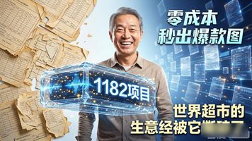 1182.项目宣传物料AI设计引擎_AI分钟级生成爆款产品图_AI重构影视工作流